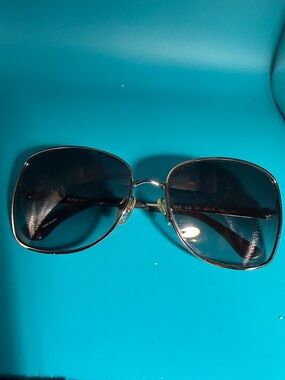 Kate Spade Sunglasses silver-colored metal frame dark lenses